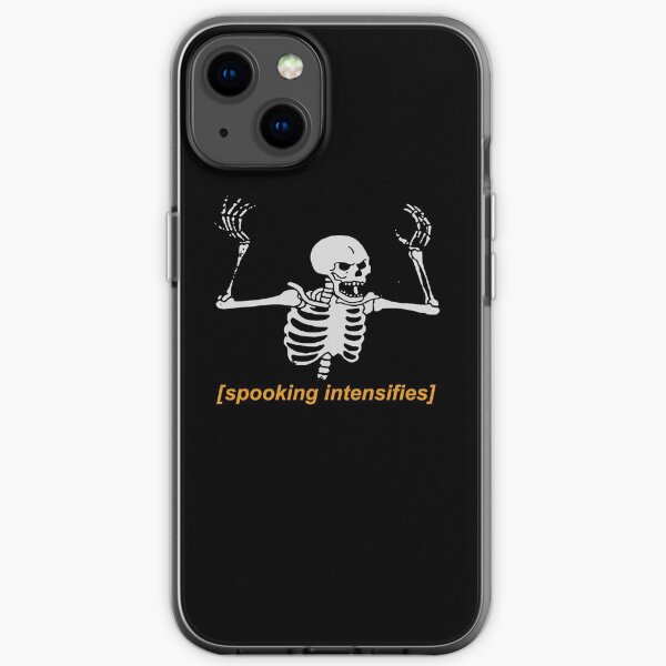 Spooking Intensifies Spooky Scary Skeleton Meme iPhone Soft Case