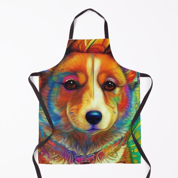 Item preview, Tribal Corgi Dog Art 3 designed and sold by DiatomDesigns.
