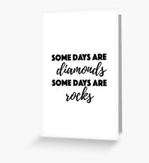 Tom Petty - Diamonds and Rocks Greeting Card