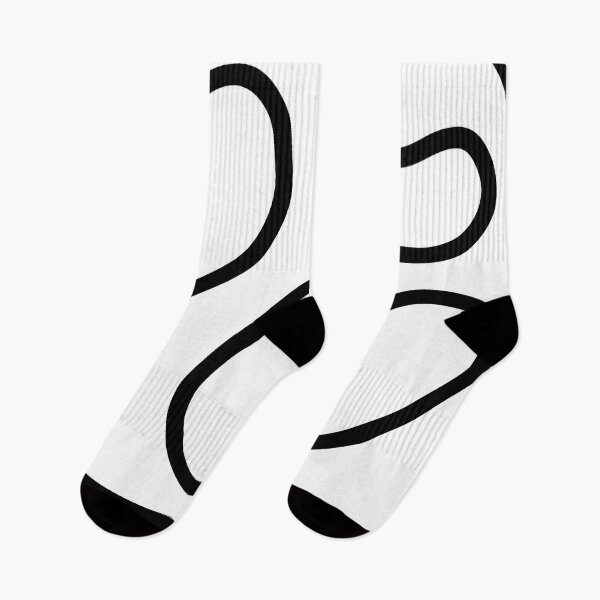 Item preview, Black and White Minimal Curves Lines Abstract Artwork designed and sold by patternsoup.
