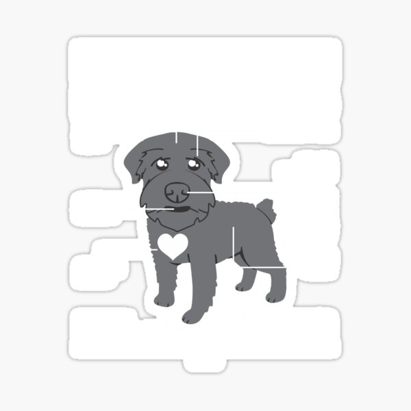 The Anatomy Of A Bouvier Des Flandres Sticker For Sale By Oldfox Redbubble 8155