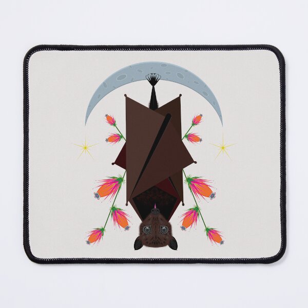 Item preview, Malayan Flying Fox With Moon and Stars designed and sold by Elisa Yinh Creative.