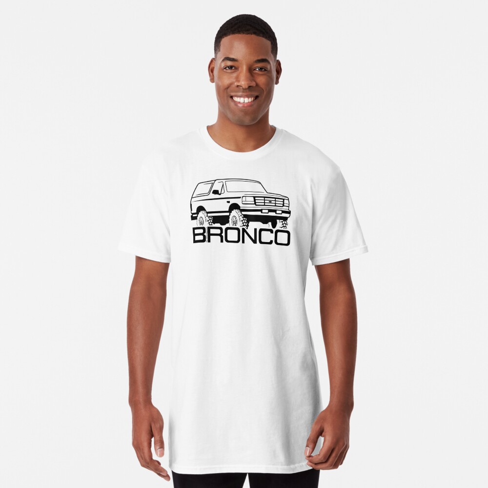 Custom Art T-Shirt for 1992-1997 Ford Bronco 351 Eddie Bauer SUV