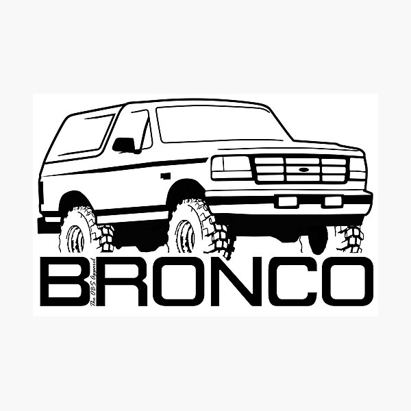 Item preview, 1992-1996 Ford Bronco designed and sold by TheOBSApparel.