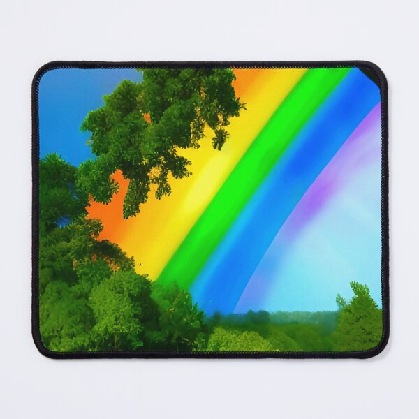 Item preview, rainbow over the forest designed and sold by OverAltruist.