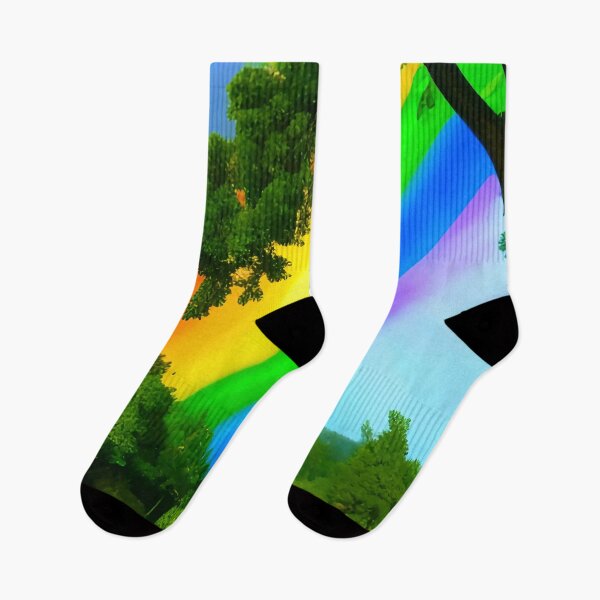 Item preview, rainbow over the forest designed and sold by OverAltruist.