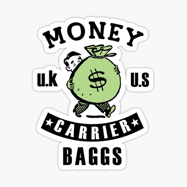Item preview, Money Carrier Baggs funny Dennis Graham designed and sold by karentikaa.