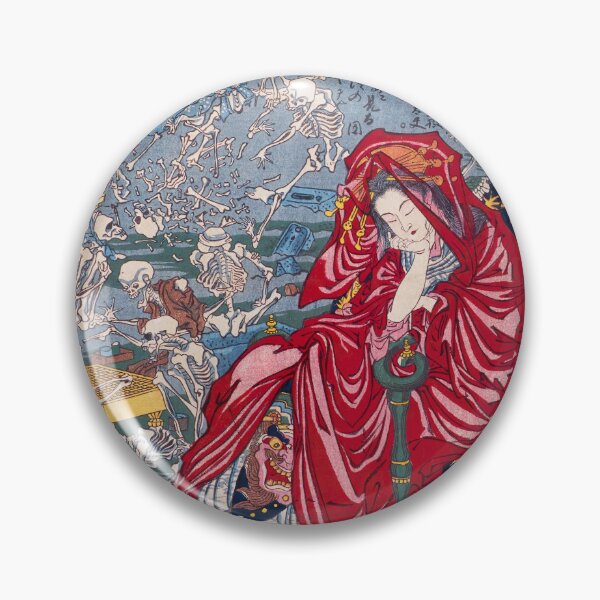 Item preview, Hell Courtesan, No. 9 of the Kyosai Rakuga Series  designed and sold by deusrex007.