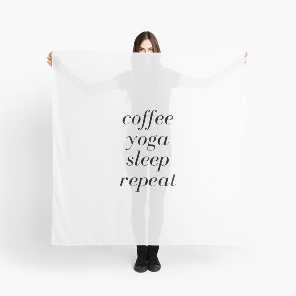 Item preview, coffee yoga sleep repeat designed and sold by designoDZ.