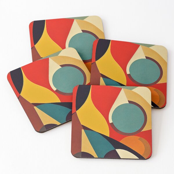 Item preview, Geometric Shapes Mid Century Abstract Art designed and sold by trajeado14.