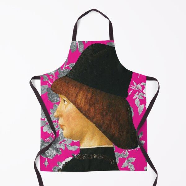 Item preview, Pink Floral Baldassare Estense portrait of Francesco II Gonzaga, marchese IV di Mantova designed and sold by BeaSchoney.