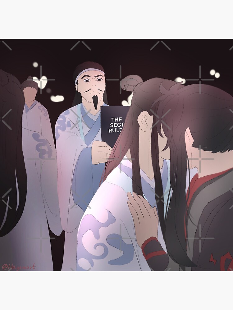 "WangXian x Lan Qiren" Sticker for Sale by Heyiuart Redbubble
