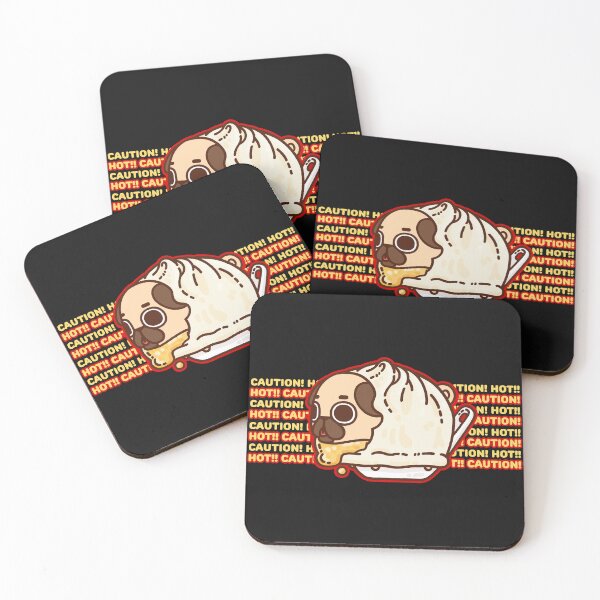 Item preview, Soup Dumpling Puglie - Caution, hot!! designed and sold by Puglie Pug.