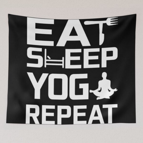 Item preview, Eat Sleep Yoga Repeat designed and sold by agaify.