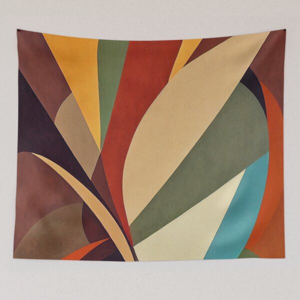 Item preview, Abstract Boho Botanical Shapes Art designed and sold by trajeado14.