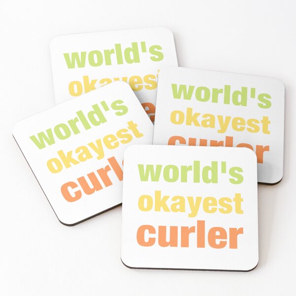 Item preview, World's Okayest Curler designed and sold by InspireZoneAN.