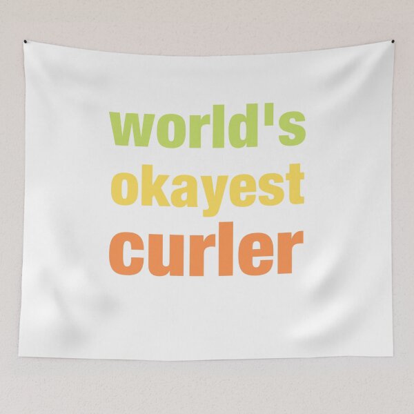 Item preview, World's Okayest Curler designed and sold by InspireZoneAN.