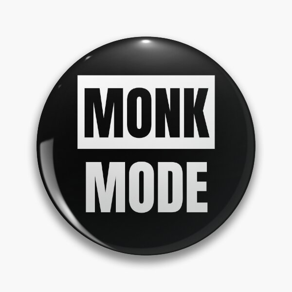 Item preview, Monk Mode  designed and sold by FunnyFactDesign.