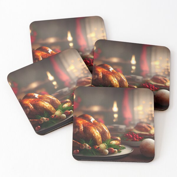 Item preview, This is a 3D illustration of Christmas Dinner, Roast Dinner. designed and sold by DSAHART.