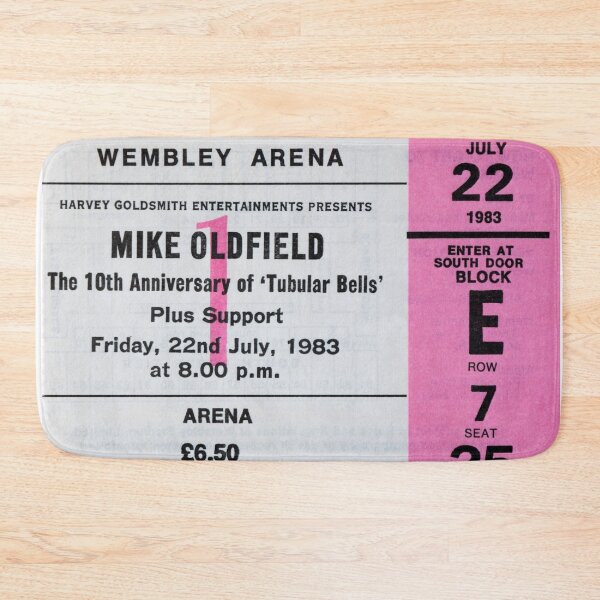 Item preview, Mike Oldfield Tubular Bells Concert Ticket 1983 designed and sold by Flo Smith.