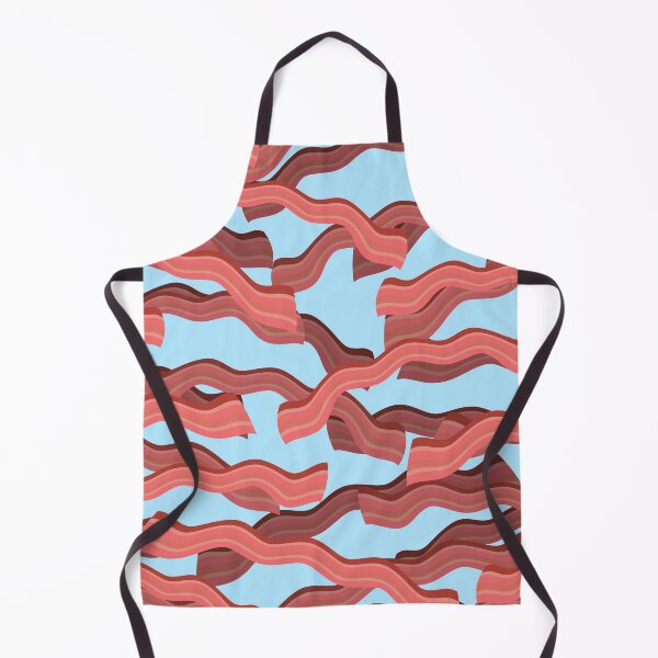 Item preview, Bacon Strips Blue designed and sold by DWaffleDesigns.