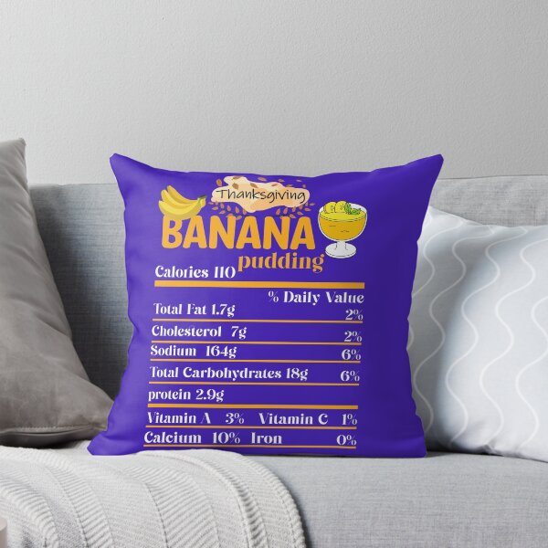 Item preview, Banana Pudding Nutrition Facts | Funny Turkey Nutrition Facts Thanksgiving Matching | gifts for thanksgiving lovers designed and sold by ThanksVibe.