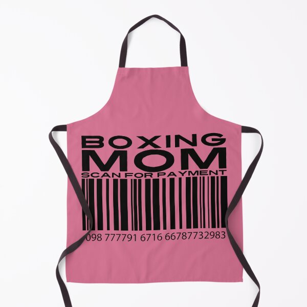 Item preview, Boxing Mom Scan For Payment | Boxing Mom | Boxing Mommy (White Lettering Available) designed and sold by Wavecrest Wearables.
