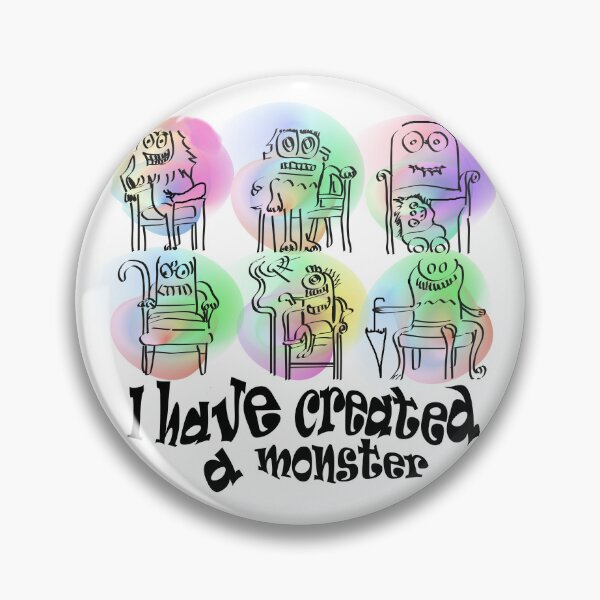 Item preview, I have created a monster. Monster sitting on a chair designed and sold by Idea y Design.