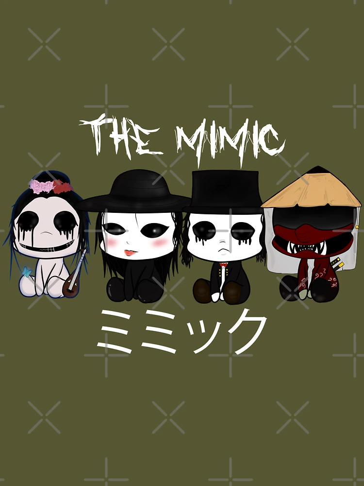 VaporBaby on X: Doodling new future merch for The Mimic. I can't wait to  see and work on the new characters in chapter 4 👺 Taggos ☠ #roblox  #robloxart #themimic #drawing  /