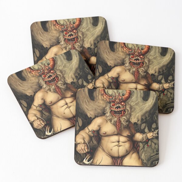 Item preview,  Beelzebub demon of  gluttony tarot card design designed and sold by GhastlyThings.