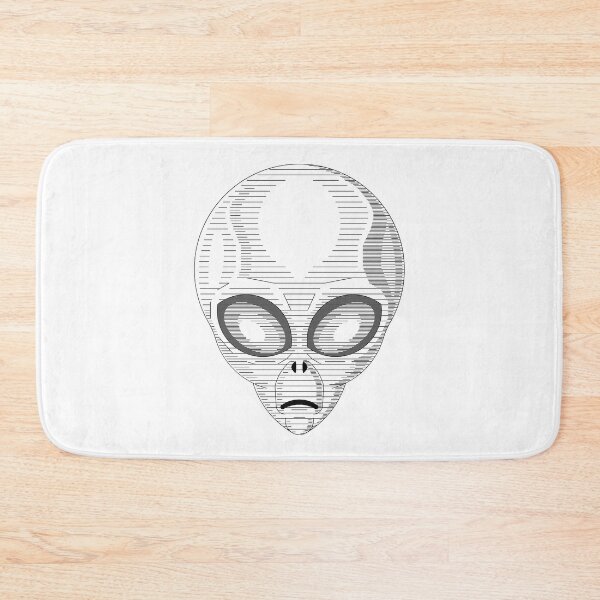 Item preview, Artistic geometric vector illustration of an alien head designed and sold by Familyshmot.