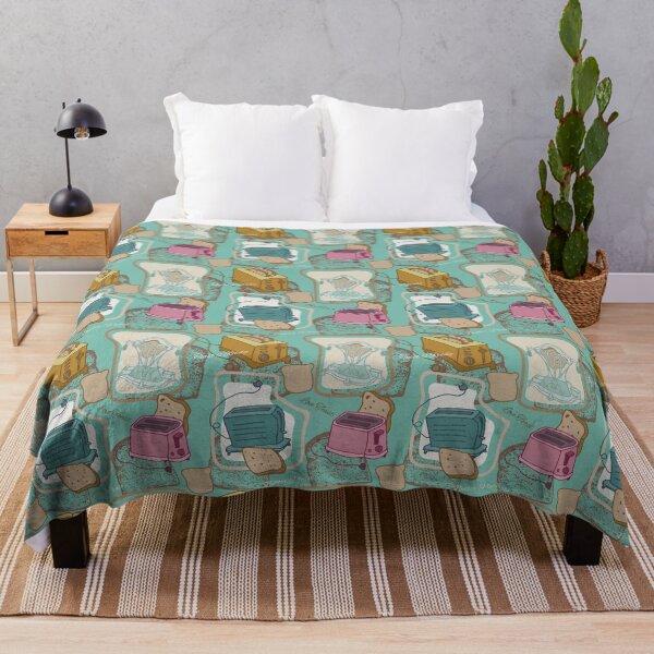 FEELING TOASTY love toast with your coffee show how much you love toast at any time of the day Throw Blanket