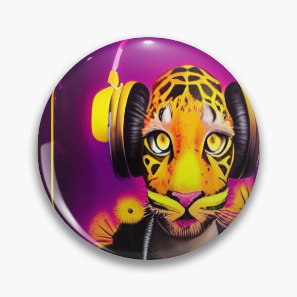 Item preview, POP DESIGN - Tiger with Music Helmets designed and sold by GemaPopera.