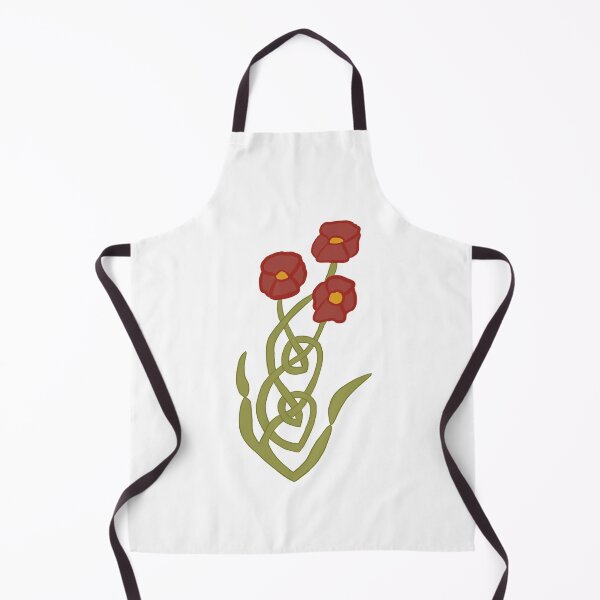 Item preview, knotwork poppy designed and sold by Audrey Beatrice.