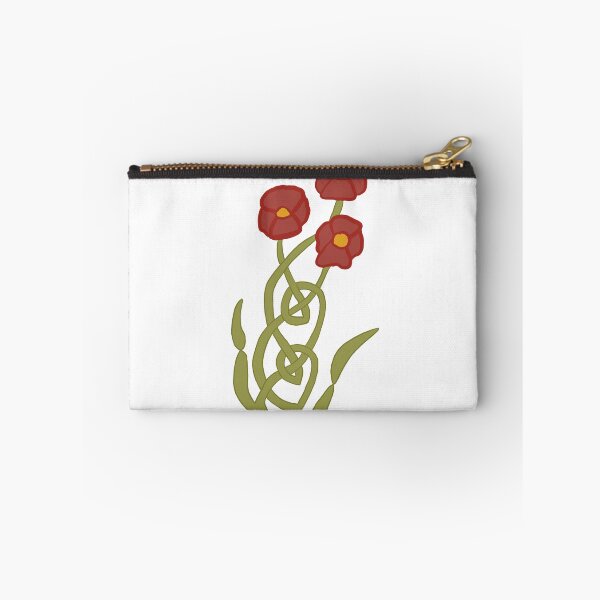 Item preview, knotwork poppy  designed and sold by Audrey Beatrice.