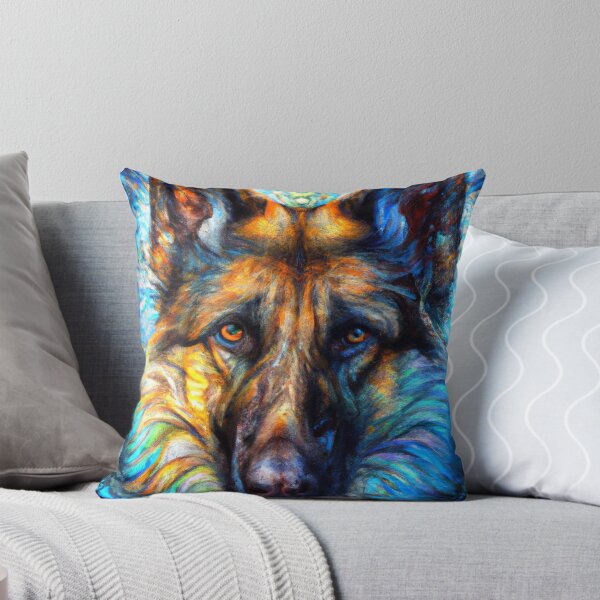 Item preview, Tribal German Shepherd Dog Art 4 designed and sold by DiatomDesigns.