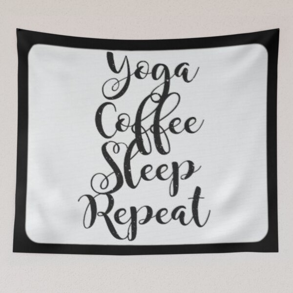 Item preview, Yoga Coffee Sleep Repeat designed and sold by agaify.