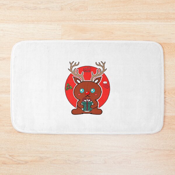 Item preview, Kawaii Rudolph The Rednose Raindeer designed and sold by GarnersDesigns.