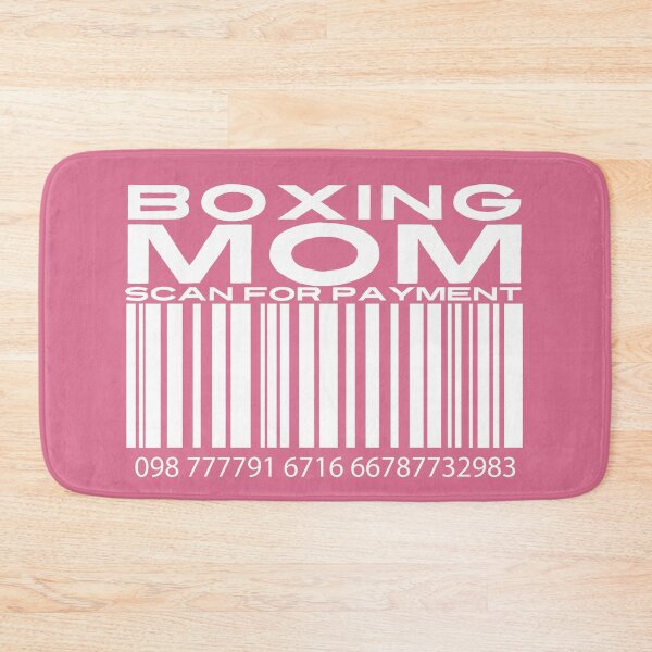 Item preview, Boxing Mom Scan For Payment | Boxing Mom | Boxing Mommy (Black Lettering Available) designed and sold by Wavecrest Wearables.