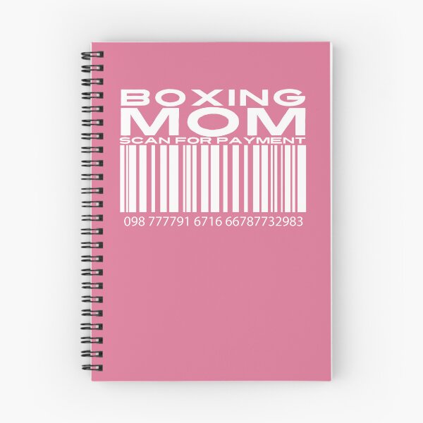 Item preview, Boxing Mom Scan For Payment | Boxing Mom | Boxing Mommy (Black Lettering Available) designed and sold by Wavecrest Wearables.