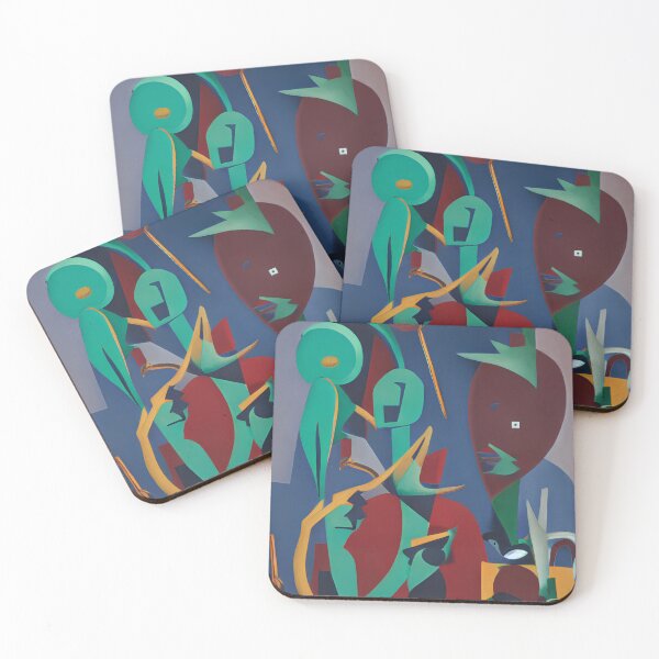 Item preview, vbstrvctivsm- passerbys (Abstract Art 34) designed and sold by vbstrvctivsm.