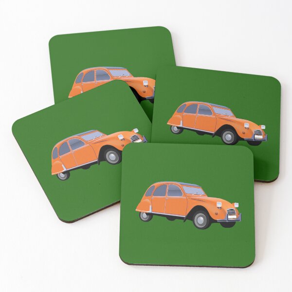 Item preview,  Iconic Citroen 2CV in orange. designed and sold by janesg.