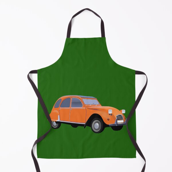 Item preview, Iconic Citroen 2CV in orange. designed and sold by janesg.