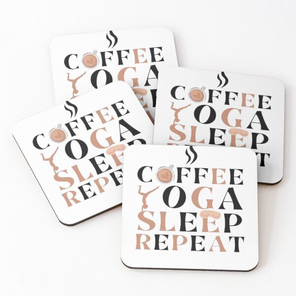 Item preview, Coffee Yoga Sleep Repeat designed and sold by agaify.