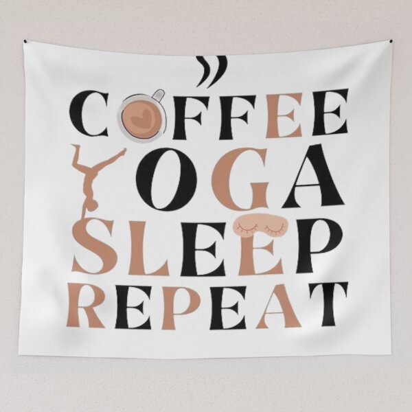 Item preview, Coffee Yoga Sleep Repeat designed and sold by agaify.