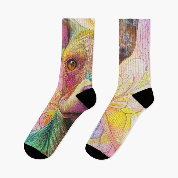 Item preview, Tribal German Short Hair Pointer Dog Art 2 designed and sold by DiatomDesigns.