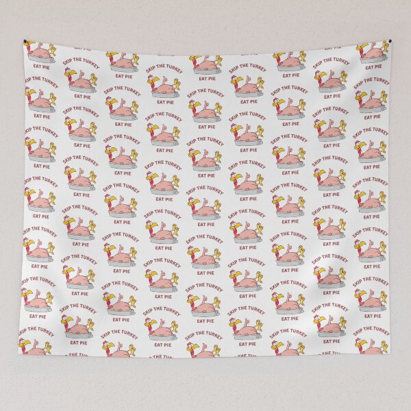 Item preview, Skip The Turkey Eat Pie Happy Thanksgiving designed and sold by Elatty.