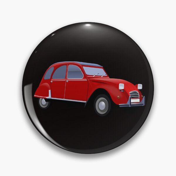 Item preview,  Iconic Citroen 2CV in red. designed and sold by janesg.