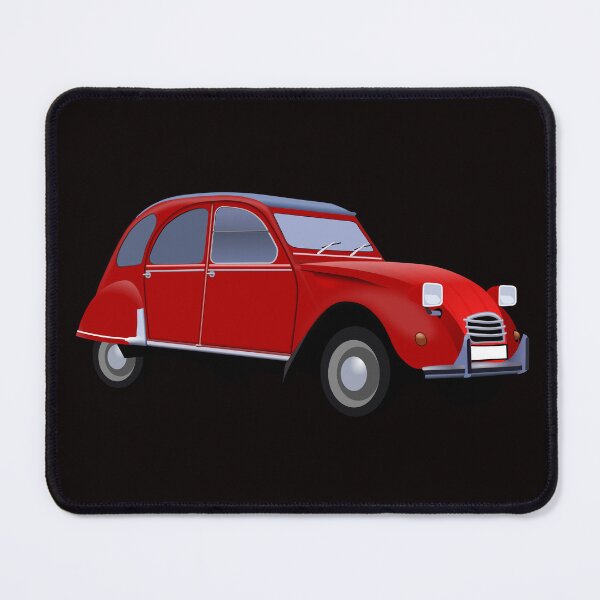 Aperçu de l'œuvre Iconique Citroen 2CV en rouge. créée et vendue par janesg.
