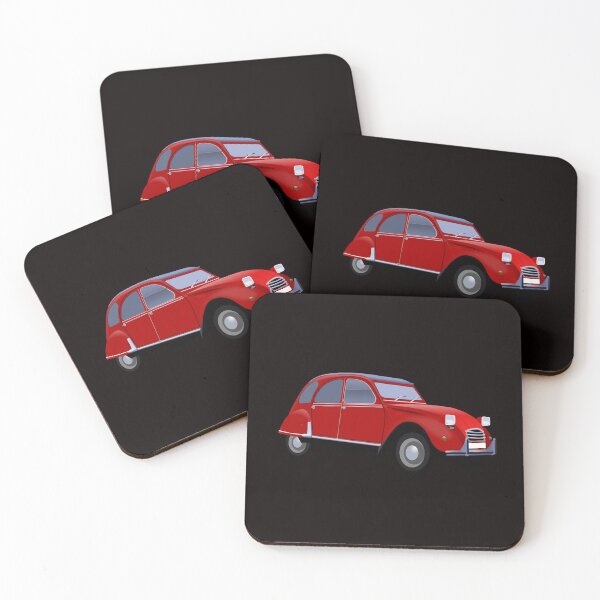 Item preview,  Iconic Citroen 2CV in red. designed and sold by janesg.